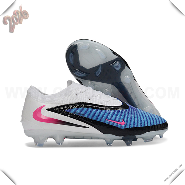 Nike Botas De Fútbol Phantom GX III Elite FG Blanco/Azul/Negro/Rosa