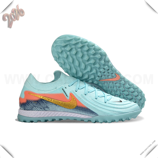 Nike Botas De Fútbol Phantom GX II EliteTF Azul/Naranja/Amarillo