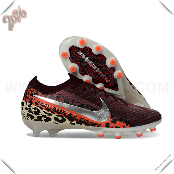 Nike Botas De Fútbol AIR Zoom Mercurial Vapor 16 Elite XXV AG Marrón/Gris/Naranja