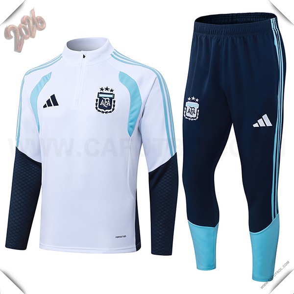 Chandal de Futbol Argentina Blanco/Azul 2025/2026