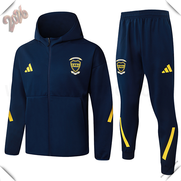 Chaqueta Con Capucha Chandal Rompevientos Boca Juniors azul real 2025/2026