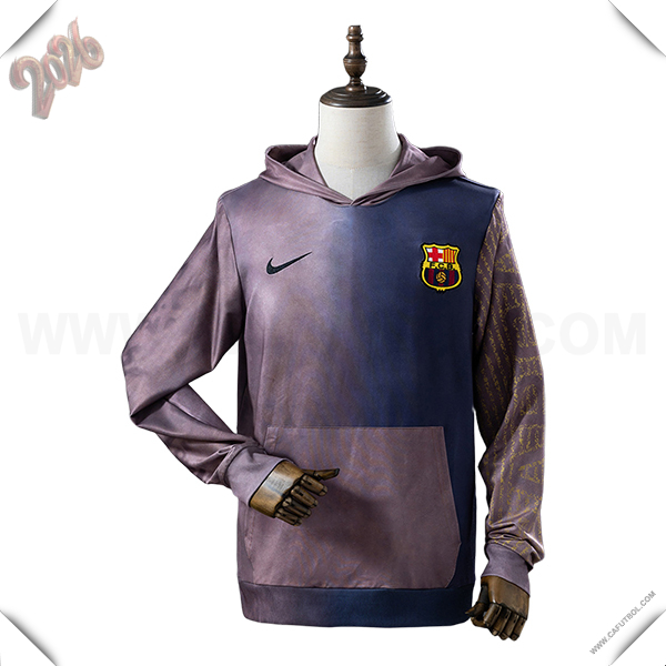 Sudadera De Entrenamiento Capucha FC Barcelona Violeta 2025/2026