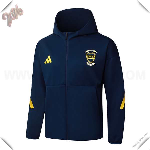 Chaqueta Con Capucha Boca Juniors azul real 2025/2026