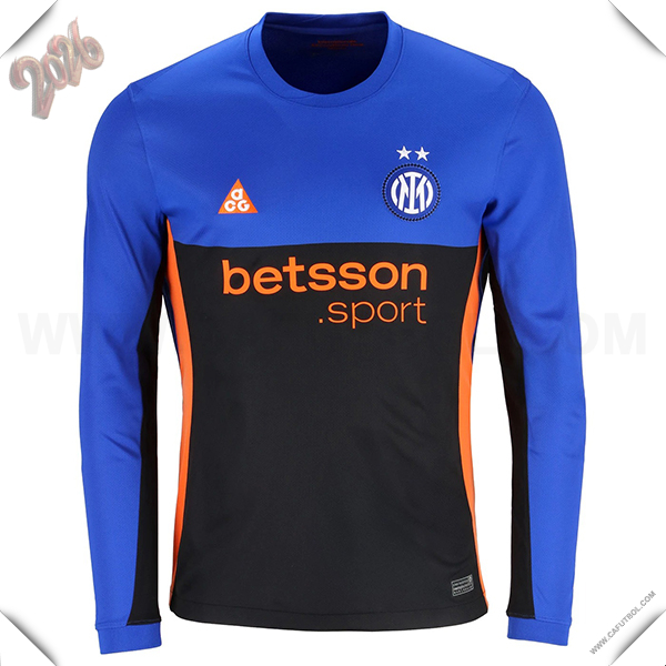 Nuevo Camiseta de Inter Milan Cuatro Mangas Largas 2025/2026