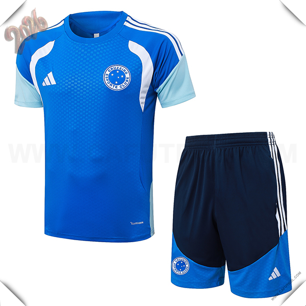 Camiseta Entrenamiento Cruzeiro Azul/Blanco 2025/2026