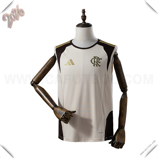 Chalecos De Futbol Flamengo Beige/Marrón 2025/2026