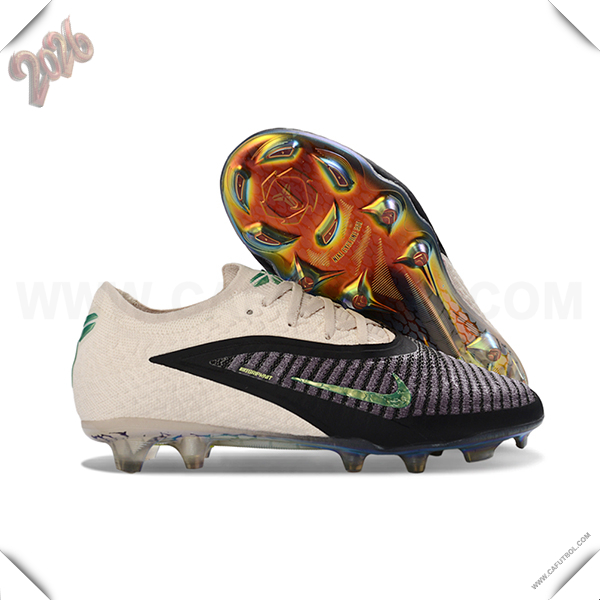 Nike Botas De Fútbol Phantom GX III Elite FG Beige/Negro/Verde