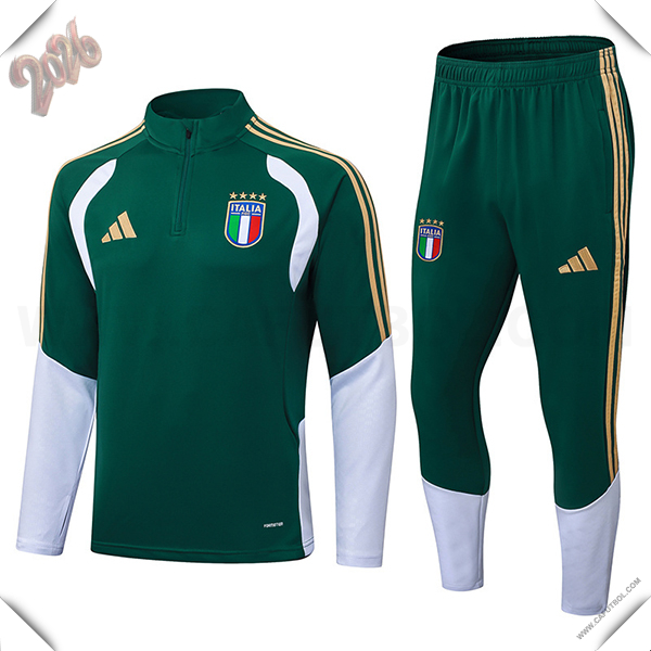 Chandal de Italia Verde/Amarillo/Blanco 2025/2026
