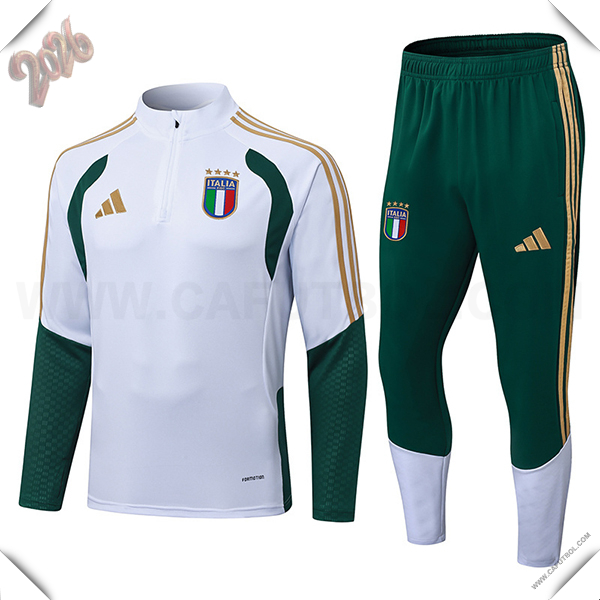 Chandal de Italia Blanco/Verde/Amarillo 2025/2026