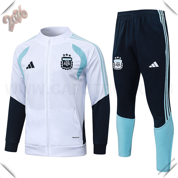 Chandal Chaquetas de Argentina Blanco/Azul 2025/2026