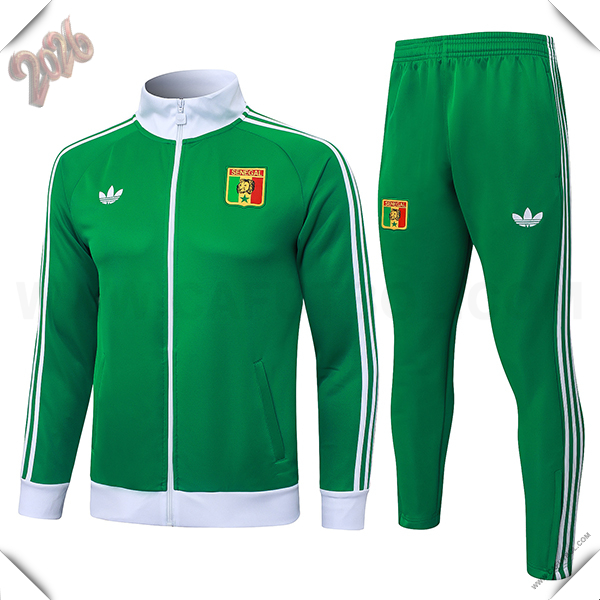 Chandal Chaquetas de Senegal Verde/Blanco 2025/2026 -02
