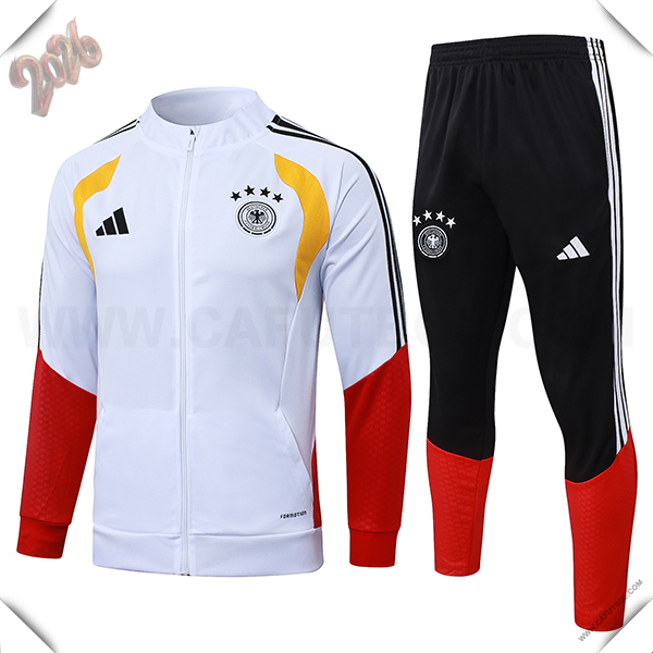 Chandal Chaquetas de Alemania Blanco/Rojo 2025/2026