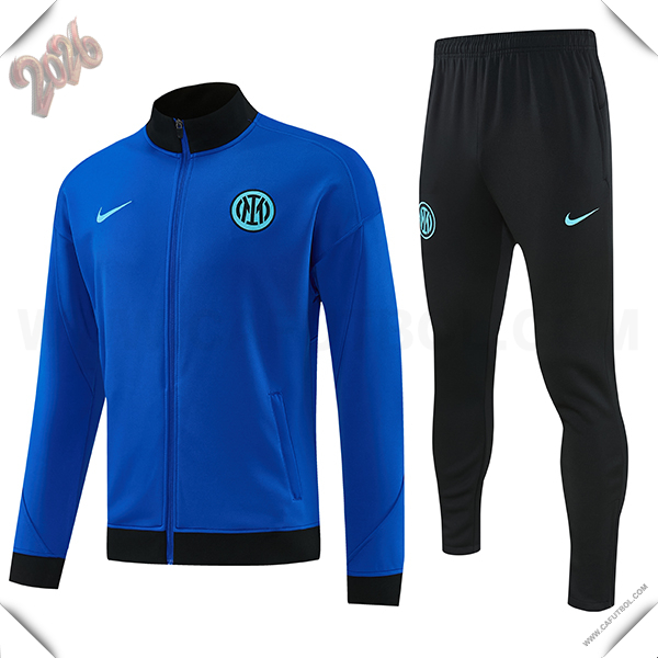 Chandal Chaquetas de Inter Milan Azul/Negro 2025/2026