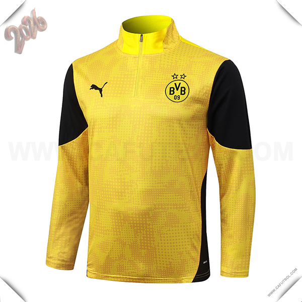 Sudadera De Entrenamiento Dortmund BVB Amarillo/Negro 2025/2026 -02