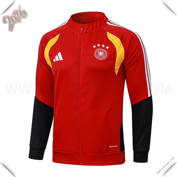 Chaquetas Futbol Alemania Rojo/Negro/Amarillo 2025/2026