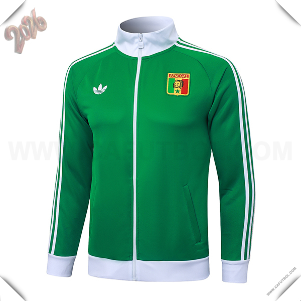 Chaquetas Futbol Senegal Verde/Blanco 2025/2026
