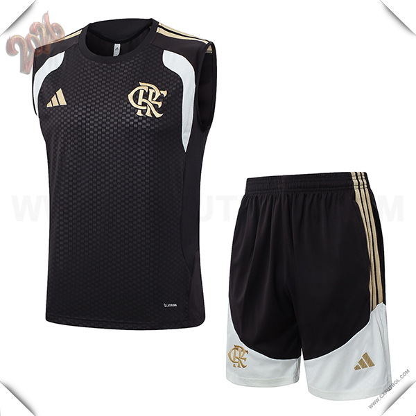 Camiseta Entrenamiento sin mangas Flamengo Negro/Blanco/Amarillo 2026/2027