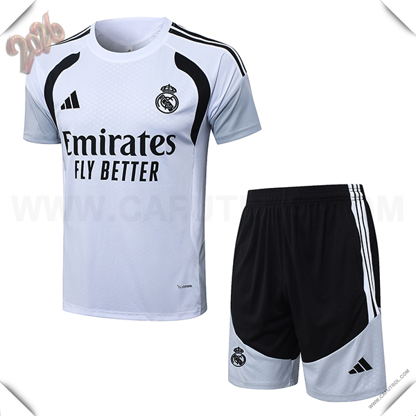 Training T-Shirt Real Madrid Blanco/Negro 2026/2027