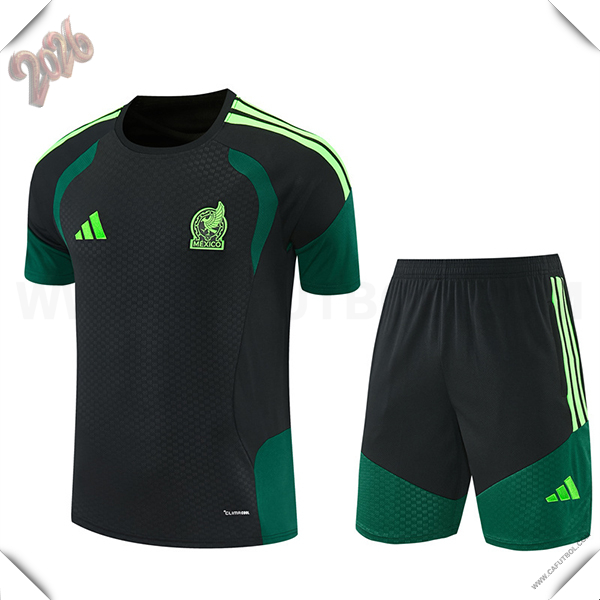 Training T-Shirt México Negro/Verde 2026/2027