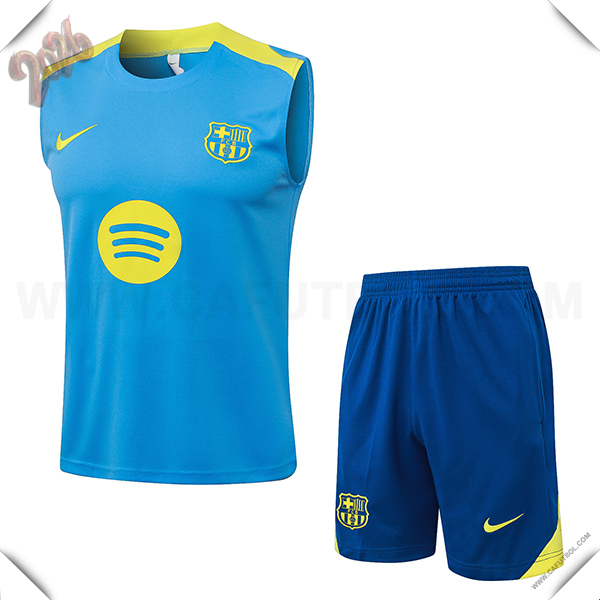 Camiseta Entrenamiento sin mangas FC Barcelona Azul/Verde 2026/2027