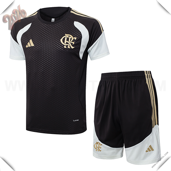Training T-Shirt Flamengo Negro/Blanco/Amarillo 2026/2027