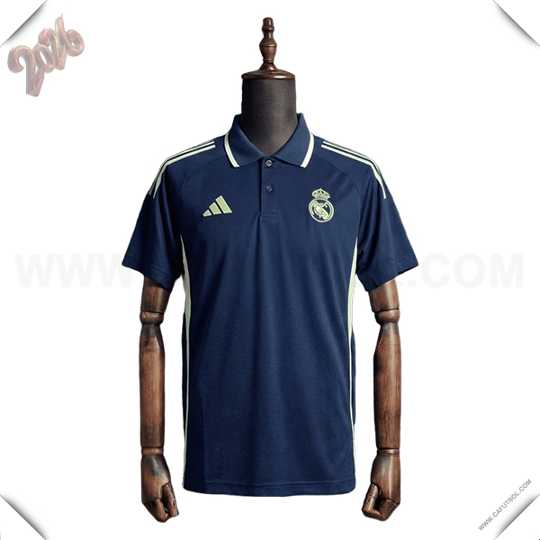 Camiseta Polo Real Madrid Azul/Verde 2026/2027