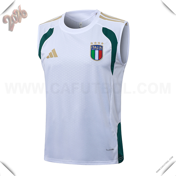 Chalecos De Futbol Italia Blanco/Verde/Amarillo 2026/2027
