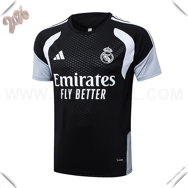 Training T-Shirt Real Madrid Negro/Blanco 2026/2027