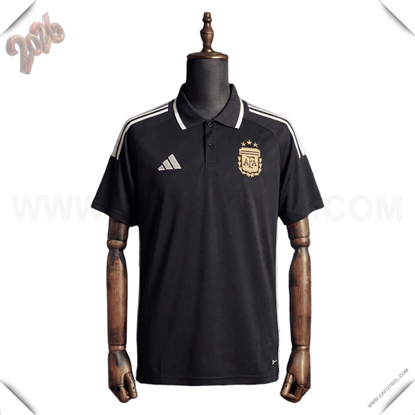 Training T-Shirt Argentina Negro/Blanco 2026/2027