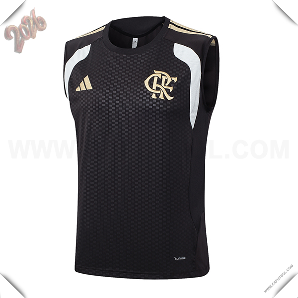 Chalecos De Futbol Flamengo Negro/Blanco/Amarillo 2026/2027