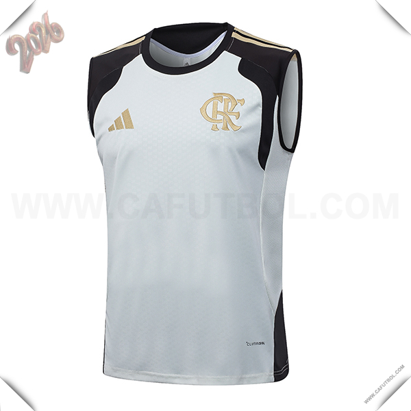 Chalecos De Futbol Flamengo Blanco/Negro/Amarillo 2026/2027