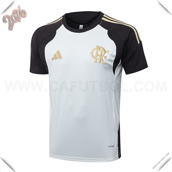 Training T-Shirt Flamengo Blanco/Negro/Amarillo 2026/2027