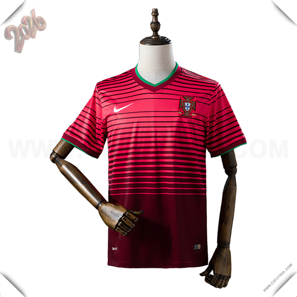 Primera Camiseta de Portugal Retro 2014