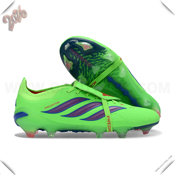 Adidas Botas De Fútbol 26 Predator Elite Tongue FG Verde/Violeta