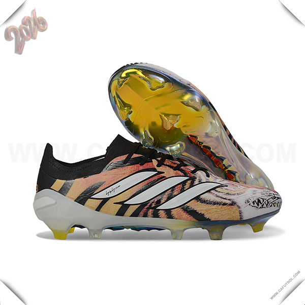 Adidas Botas De Fútbol 26 Predator Elite FG Naranja/Negro/Blanco