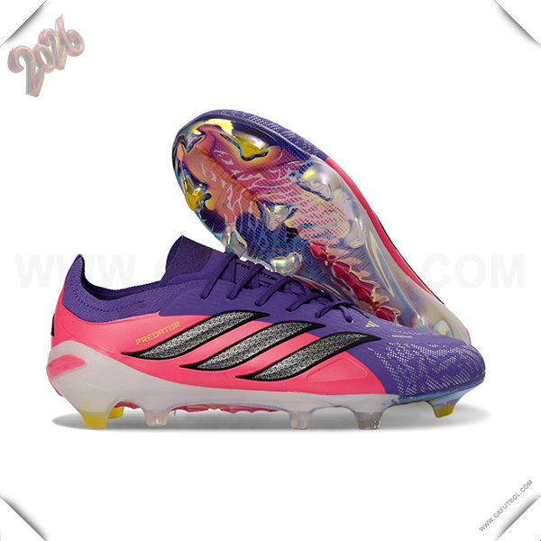 Adidas Botas De Fútbol 26 Predator Elite FG Violeta/Rosa/Gris