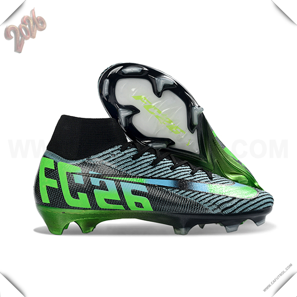 Nike Botas De Fútbol Air Zoom Mercurial Superfly IIX Elite FG Negro/Azul/Verde