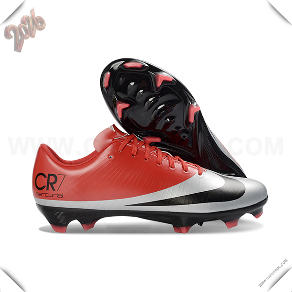 Nike Botas De Fútbol Mercurial Vapor 13 Elite FG Rojo/Gris/Negro