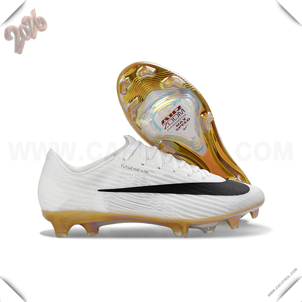 Nike Botas De Fútbol AIR Zoom Mercurial Vapor 17 Elite XXVI FG Blanco/Negro/Amarillo