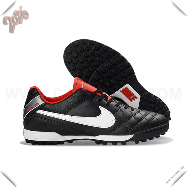 Copa Botas De Fútbol Tiempo Ligera V TF Negro/Blanco