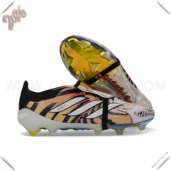 Adidas Botas De Fútbol 26 Predator Elite Tongue FG Naranja/Negro/Blanco