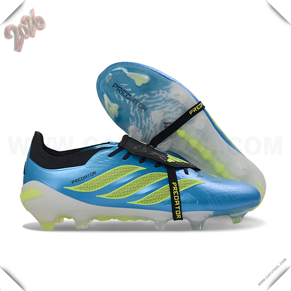 Adidas Botas De Fútbol 26 Predator Elite Tongue FG Azul/Verde