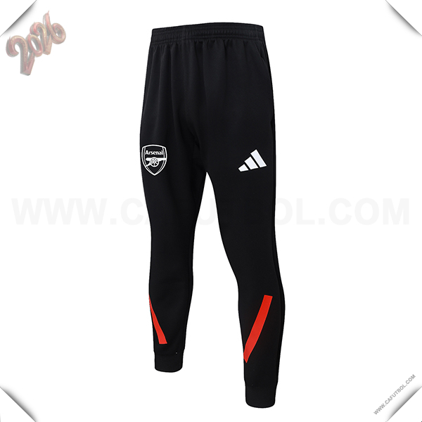 Pantalones Entrenamiento Arsenal Negro/Rojo 2025/2026