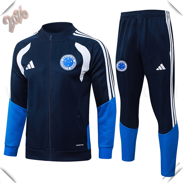 Chandal de Futbol Chaquetas Cruzeiro Azul Oscuro 2026/2027