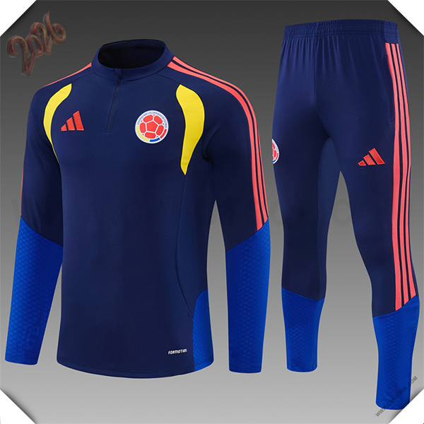 Chandal de Futbol Colombia azul real 2026/2027