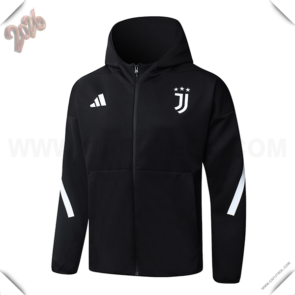Chaqueta Con Capucha Juventus Negro/Blanco 2026/2027
