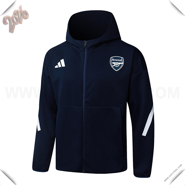 Chaqueta Con Capucha Arsenal azul real 2025/2026