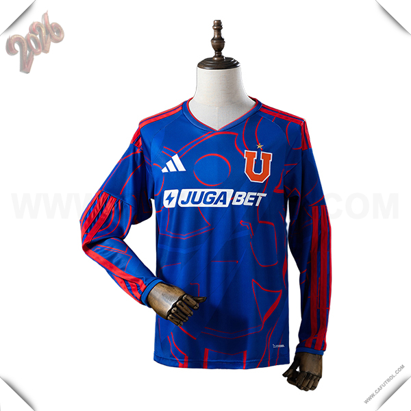 Primera Camiseta de Universidad de Chile Mangas Largas 2026/2027