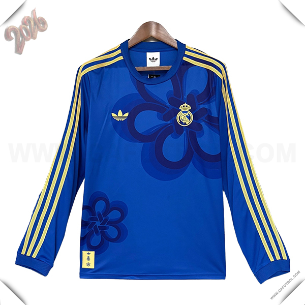 Primera Camiseta de Real Madrid Mangas Largas 2026/2027