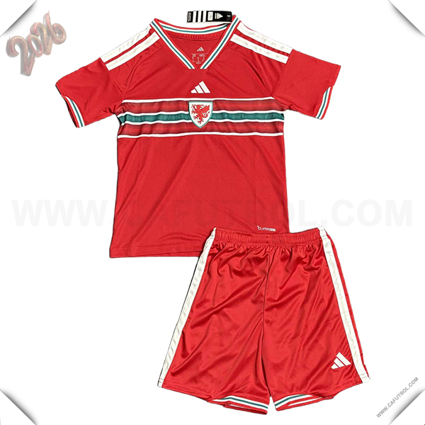 Camiseta Futbol Gales Ninos 2026/2027